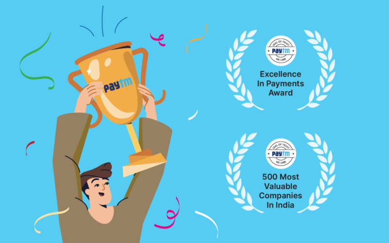 Paytm wins Excellence in Payments award, among the Most Valuable Companies in India
