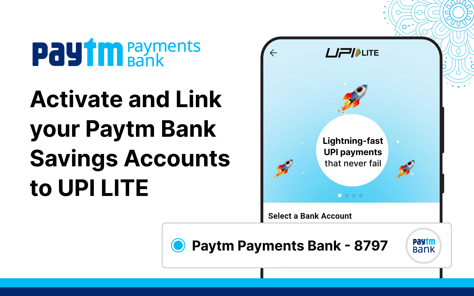 Paytm Payments Bank goes live with UPI LITE activate and link