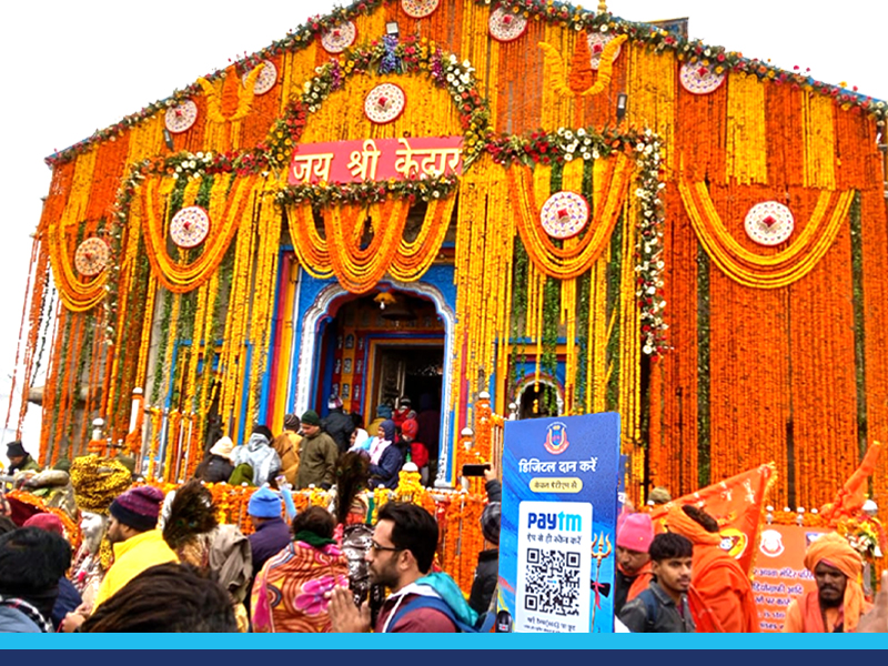Kedarnath Shrine Opens with Paytm at its Doors for Digital Donations | Paytm Blog