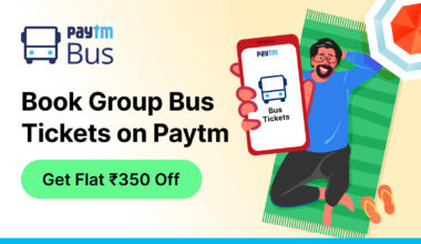 Paytm group bus ticket booking