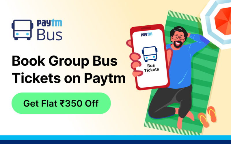 Paytm group bus ticket booking