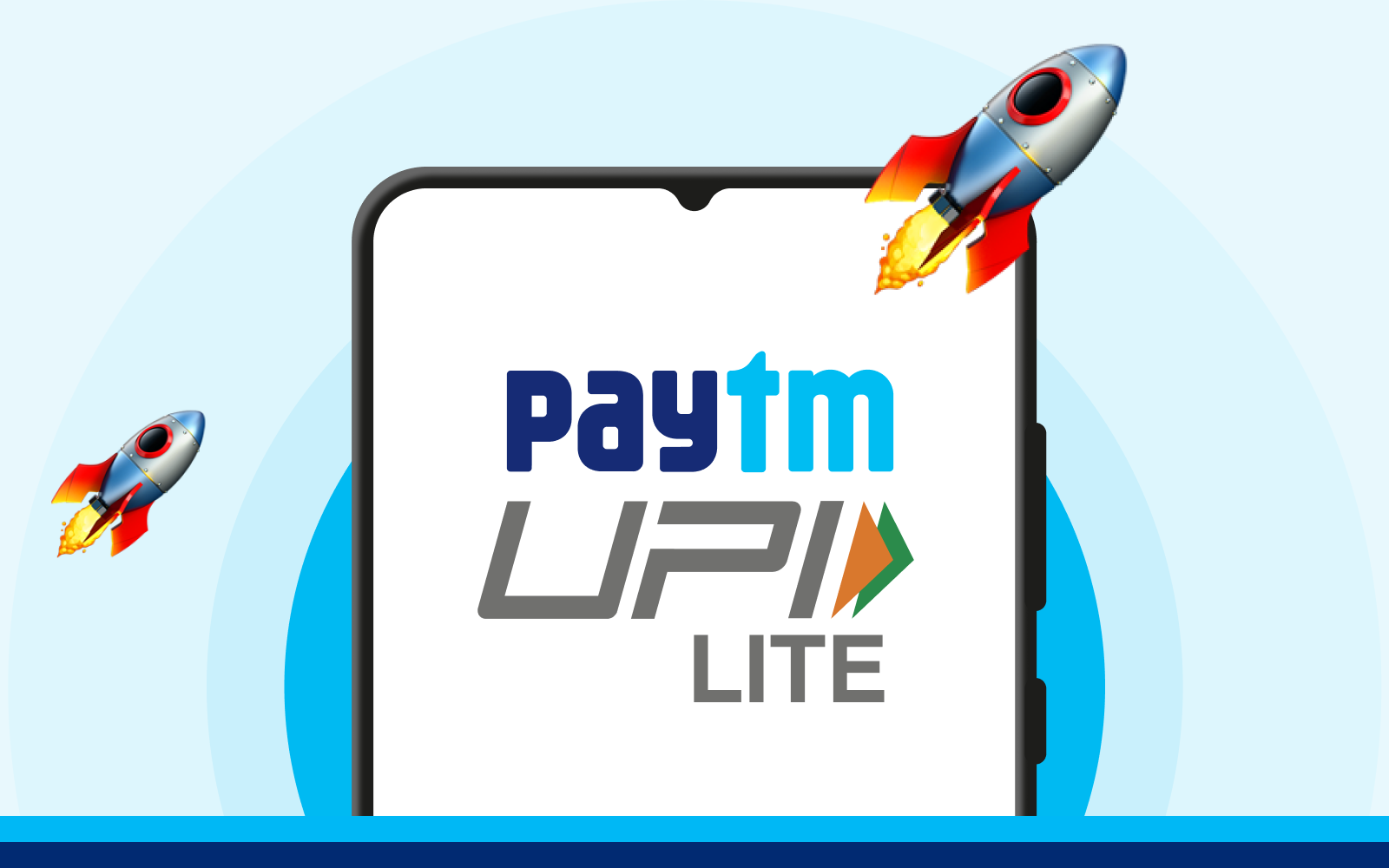 Paytm icon in Color Hand Drawn Style