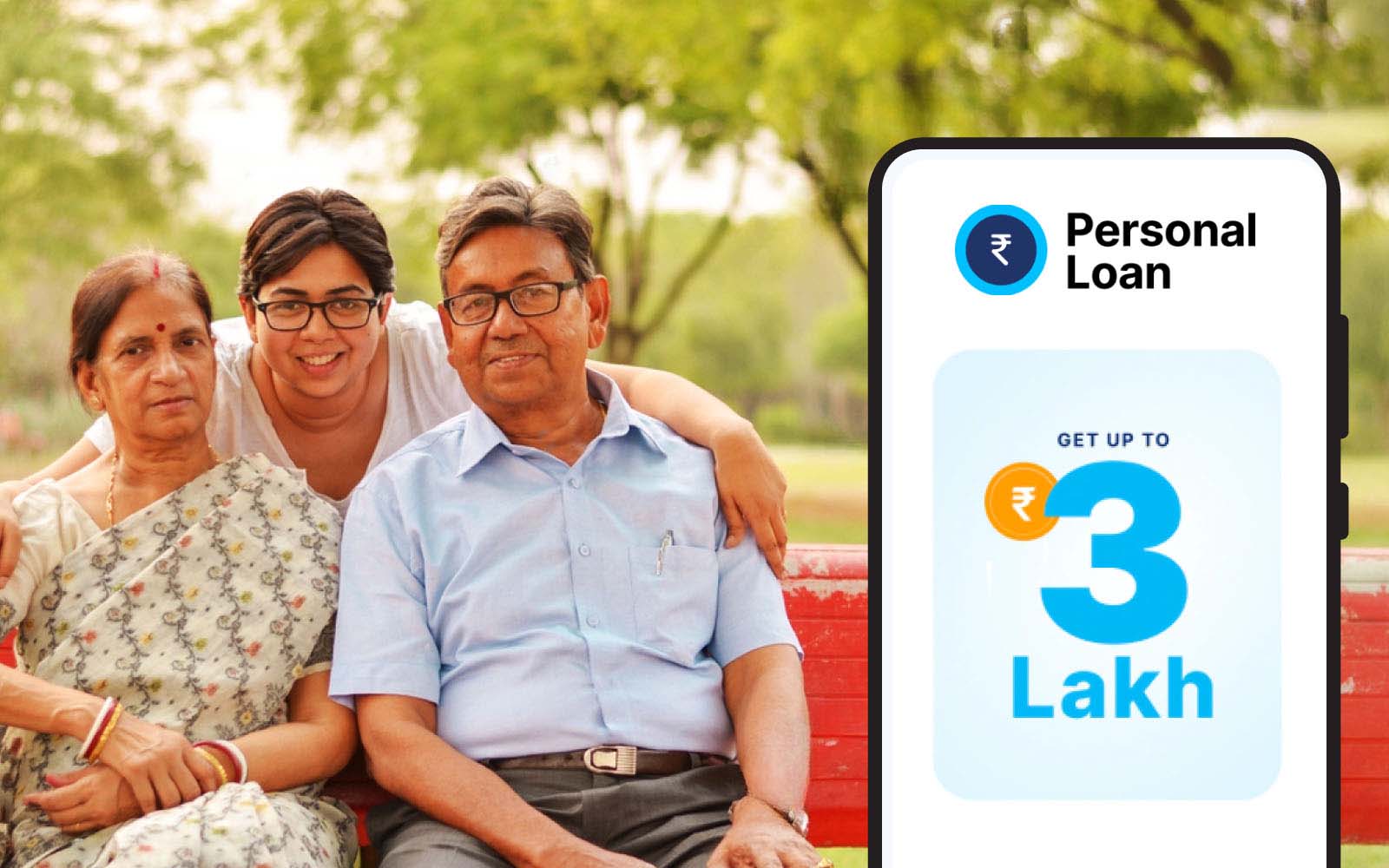 Application process for a personal loan for pensioners