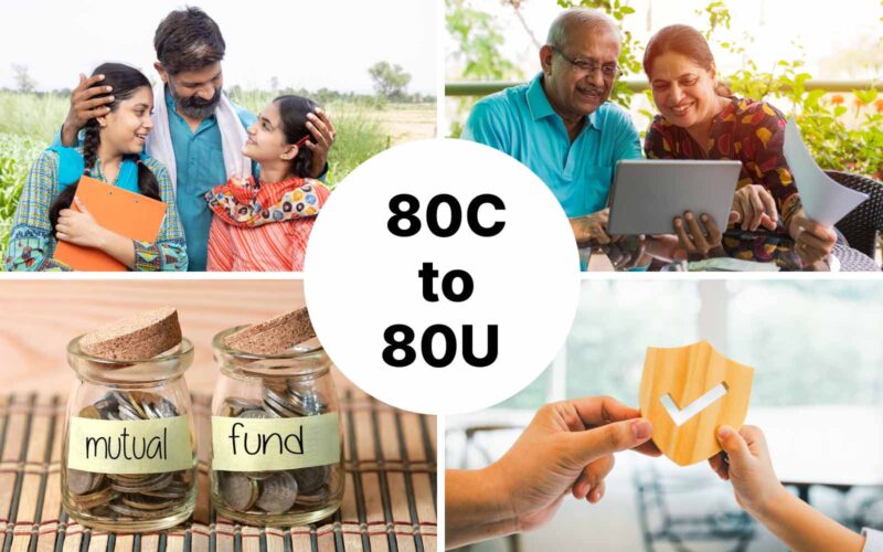 Income Tax Deductions Under Section 80C to 80U