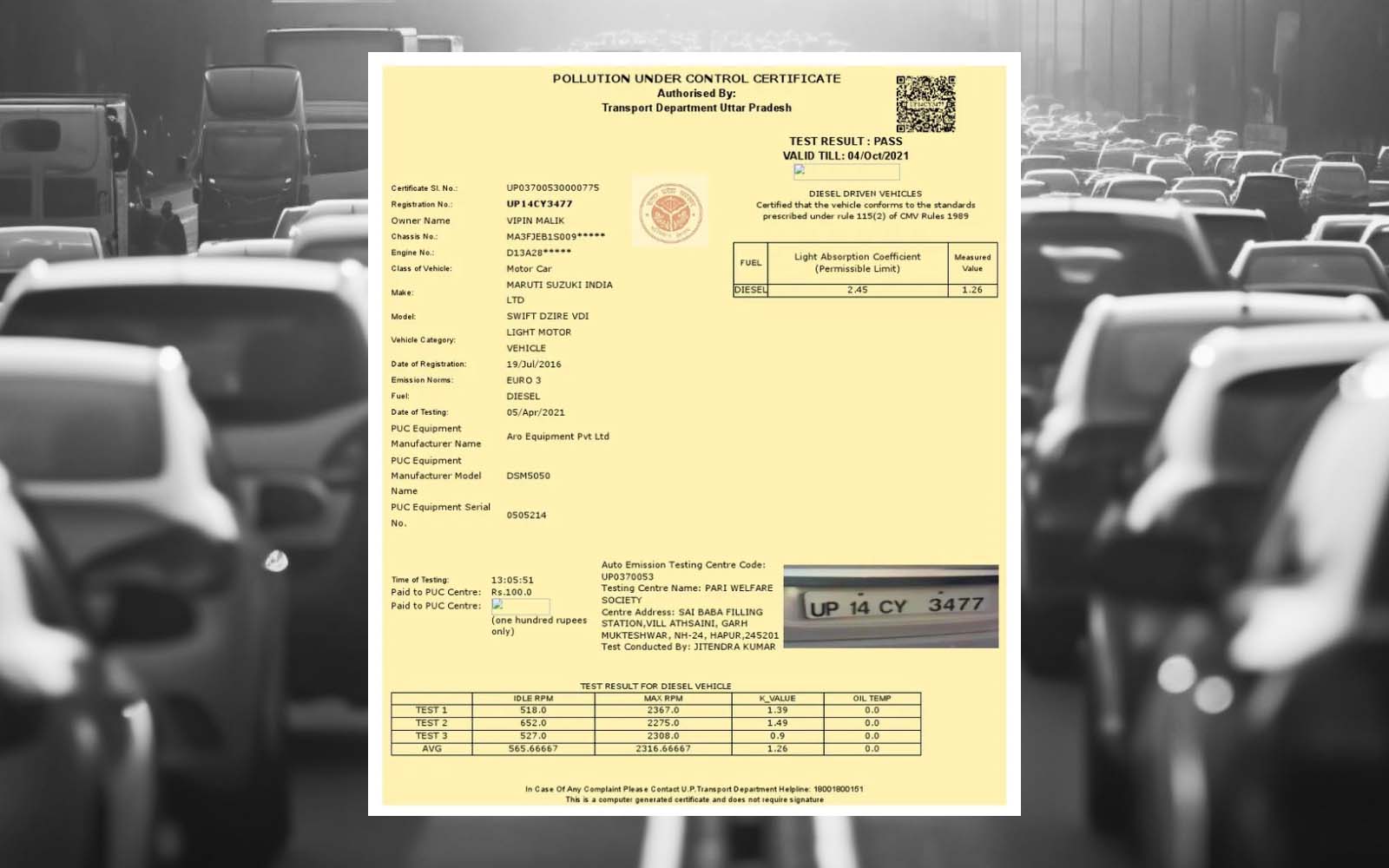 Guidance: To obtaining a PUC Certificate for Your Car in India