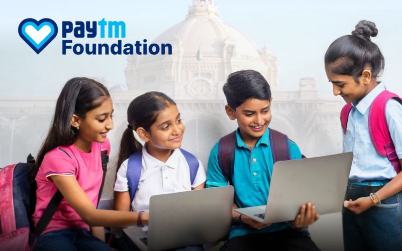 Paytm Foundation distributes laptops in government schools in Lucknow