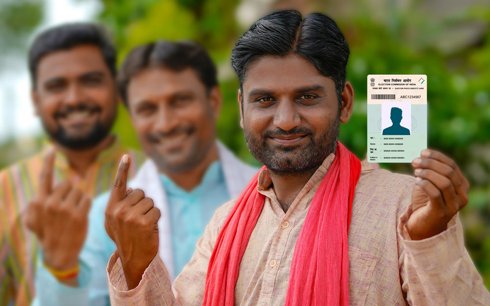 duplicate voter id card process