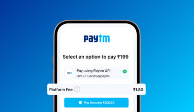 Platform Fee in Paytm