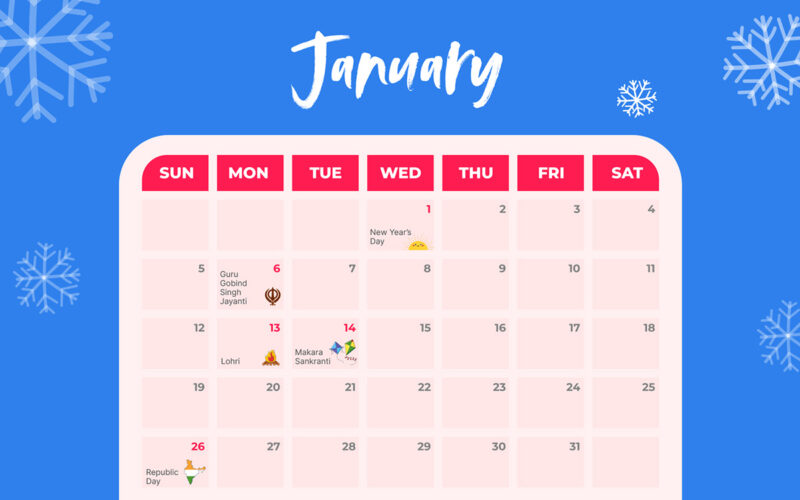 List of Holidays in January 2025: Festivals, Traditions, and Celebrations